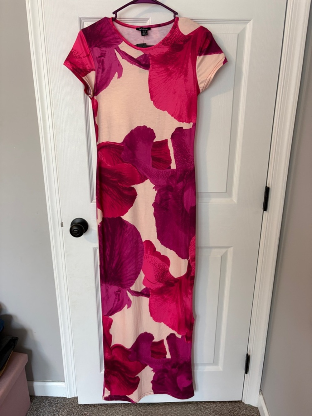 Boohoo floral maxi dress